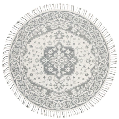 Ann Medallion Tufted Area Rug Light - Safavieh 8 Ann Medallion Tufted Area Rug Light - Safavieh - Image 8