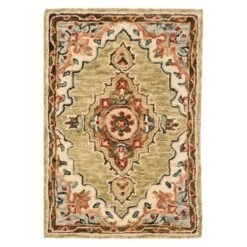 Beverly Medallion Tufted Accent Rug - Safavieh -Safavieh GUEST 203eecd6 4916 4c14 835d cac771b1be0f