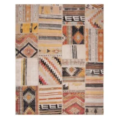 Earline Geometric Design Loomed Rug - Safavieh -Safavieh GUEST 34d5d72a 3016 4ebc 95f8 f547f0e44a8f