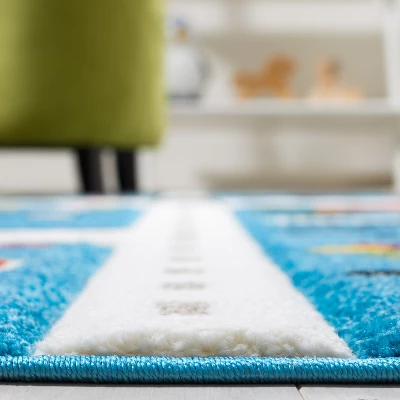 Carousel Kids CRK197 Power Loomed Area Rug - Safavieh 3 Carousel Kids CRK197 Power Loomed Area Rug - Safavieh - Image 3