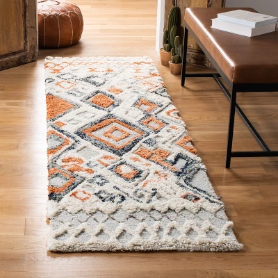 Casablanca CSB618 Hand Tufted Moroccan Shag Area Rug - Safavieh 1 Casablanca CSB618 Hand Tufted Moroccan Shag Area Rug - Safavieh
