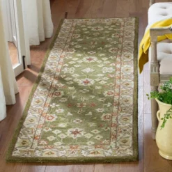 2'3"x8' Floral Tufted Runner Rug Moss Green/Ivory - Safavieh 8 2'3"x8' Floral Tufted Runner Rug Moss Green/Ivory - Safavieh -Safavieh GUEST 5443471b e743 4f84 9ad0 84e14fe41c4d
