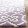 4'x6' Violet Geometric Tufted Accent Rug Purple/Ivory - Safavieh