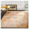 Gold/Ivory Medallion Loomed Area Rug 5'x7' - Safavieh