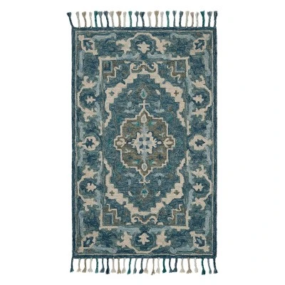 Mildred Medallion Tufted Accent Rug - Safavieh 4 Mildred Medallion Tufted Accent Rug - Safavieh - Image 4