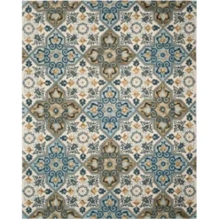 Dayna Medallion Hooked Rug - Safavieh -Safavieh GUEST 8d29f949 919c 42d7 a834 b023023dc57e