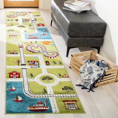 Carousel Kids CRK192 Area Rug - Safavieh 1 Carousel Kids CRK192 Area Rug - Safavieh