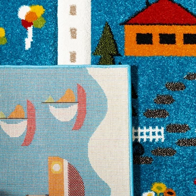 Carousel Kids CRK197 Power Loomed Area Rug - Safavieh 6 Carousel Kids CRK197 Power Loomed Area Rug - Safavieh - Image 6