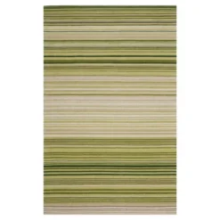 Alicante Green Stripe Woven Area Rug - Safavieh -Safavieh GUEST 979fbfeb f7c2 4d1e 9206 6994a7c86af7