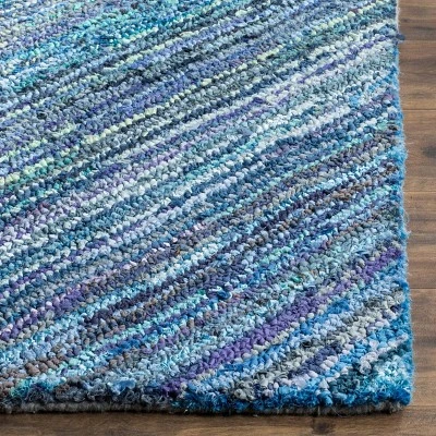 Blue Swirl Tufted Accent Rug 4'x6' - Safavieh 1 Blue Swirl Tufted Accent Rug 4'x6' - Safavieh