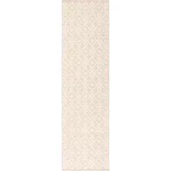 Geometric Woven Runner Ivory - Safavieh -Safavieh GUEST c33e059a 79a2 4e26 ae7e ff7571e5e253