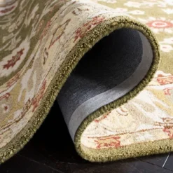 2'3"x8' Floral Tufted Runner Rug Moss Green/Ivory - Safavieh 7 2'3"x8' Floral Tufted Runner Rug Moss Green/Ivory - Safavieh -Safavieh GUEST d2f6977c 2190 426a b971 6fdec6ed3a4a