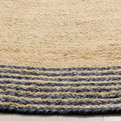 Beth Solid Woven Round Accent Rug - Safavieh