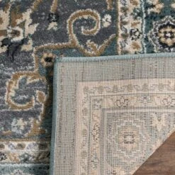 2'3"x12' Medallion Loomed Runner Rug Teal/Gray - Safavieh -Safavieh GUEST d42edff1 47d7 4c6b 8d5a 9108769097cb