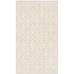 Geometric Woven Runner Ivory - Safavieh -Safavieh GUEST e735a9dd 31a6 40f8 bdca 19d440b73cc9