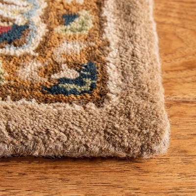 Beige Medallion Tufted Accent Rug 2'x3' - Safavieh 1 Beige Medallion Tufted Accent Rug 2'x3' - Safavieh