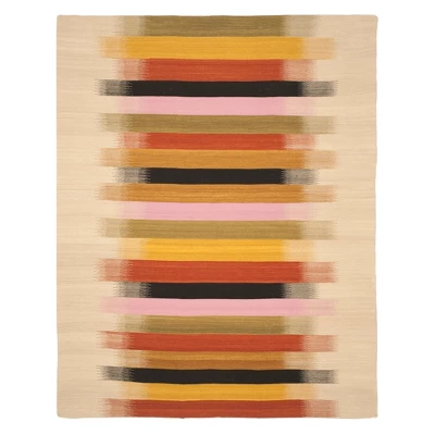 Laila Dhurrie Stripe Area Rug - Safavieh 4 Laila Dhurrie Stripe Area Rug - Safavieh - Image 4
